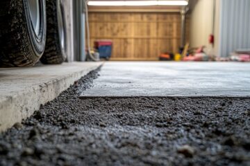 Peut-on couler une dalle béton directement sur la terre pour un garage ?